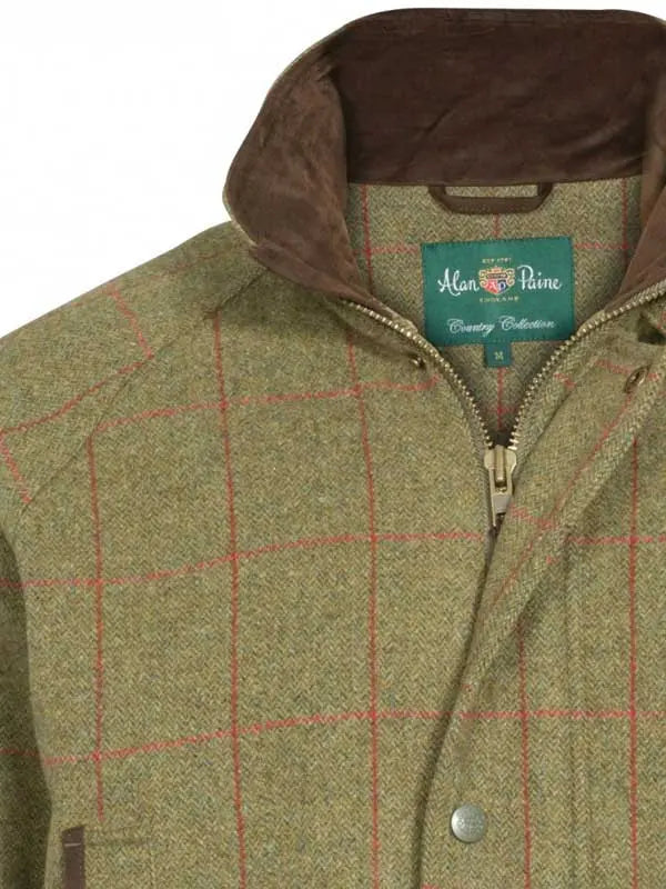 ALAN PAINE Combrook Mens Shooting Field Coat - Sage Alan Paine