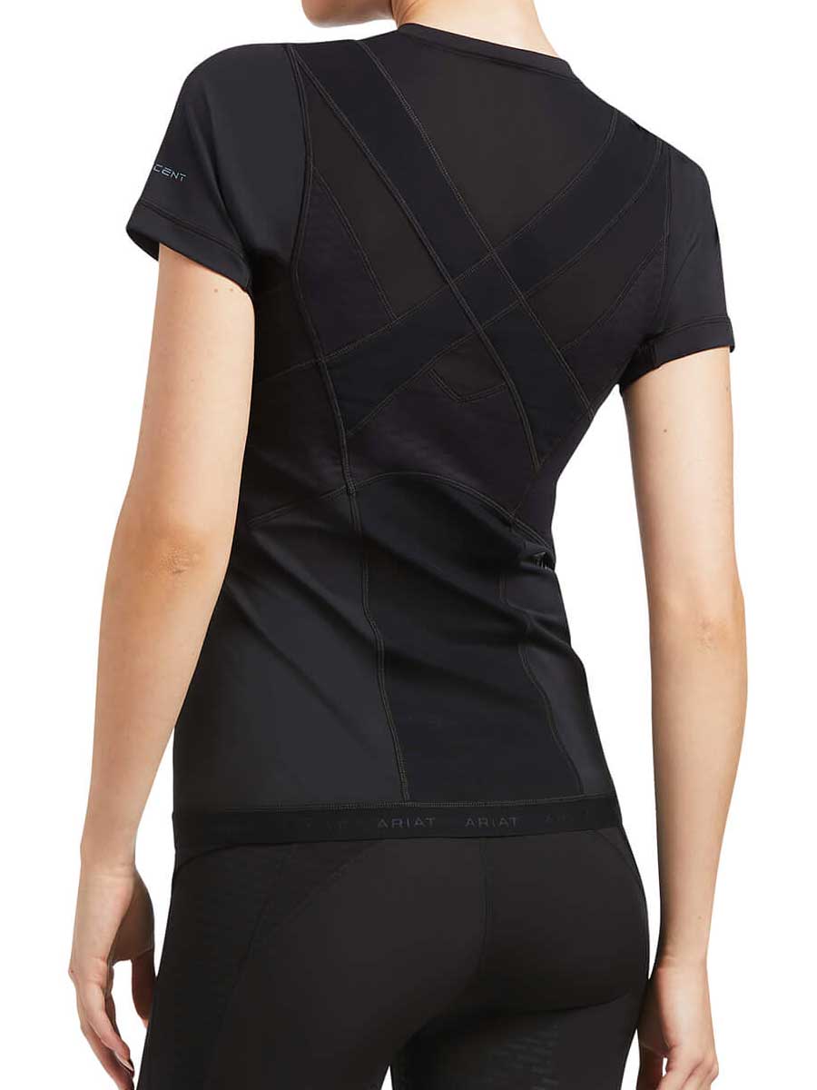 ARIAT Ascent Crew Baselayer - Womens - Black