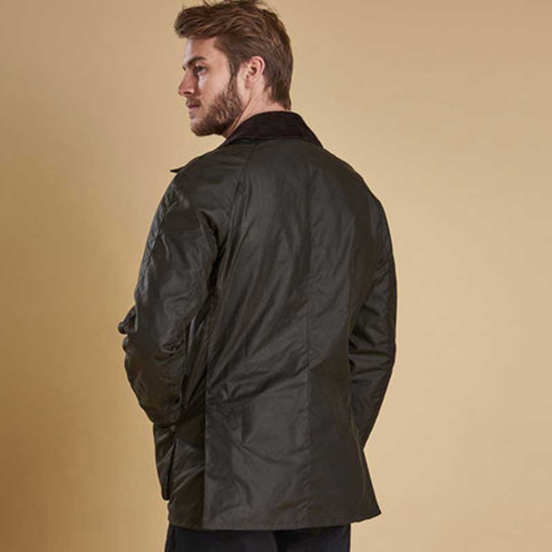 barbour-ashby-wax-jacket-olive-back-view