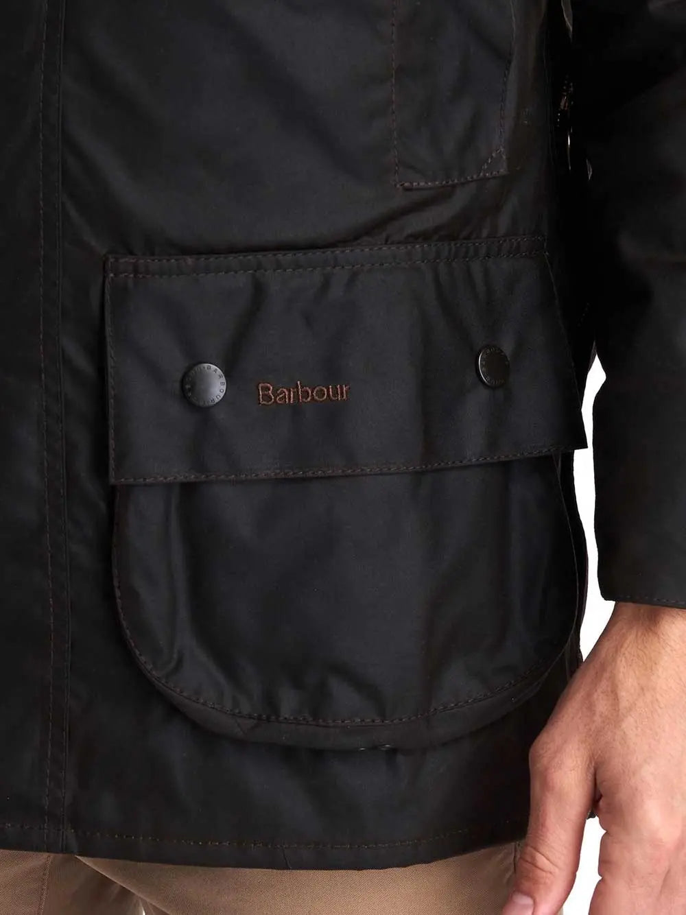 BARBOUR Wax Jacket - Mens Classic Beaufort 6oz - Olive