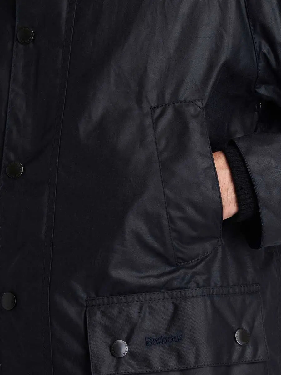 BARBOUR Wax Jacket – Mens Bedale - Navy