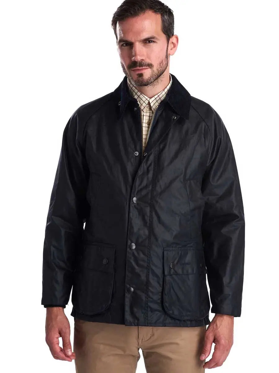 BARBOUR Wax Jacket – Mens Bedale - Navy