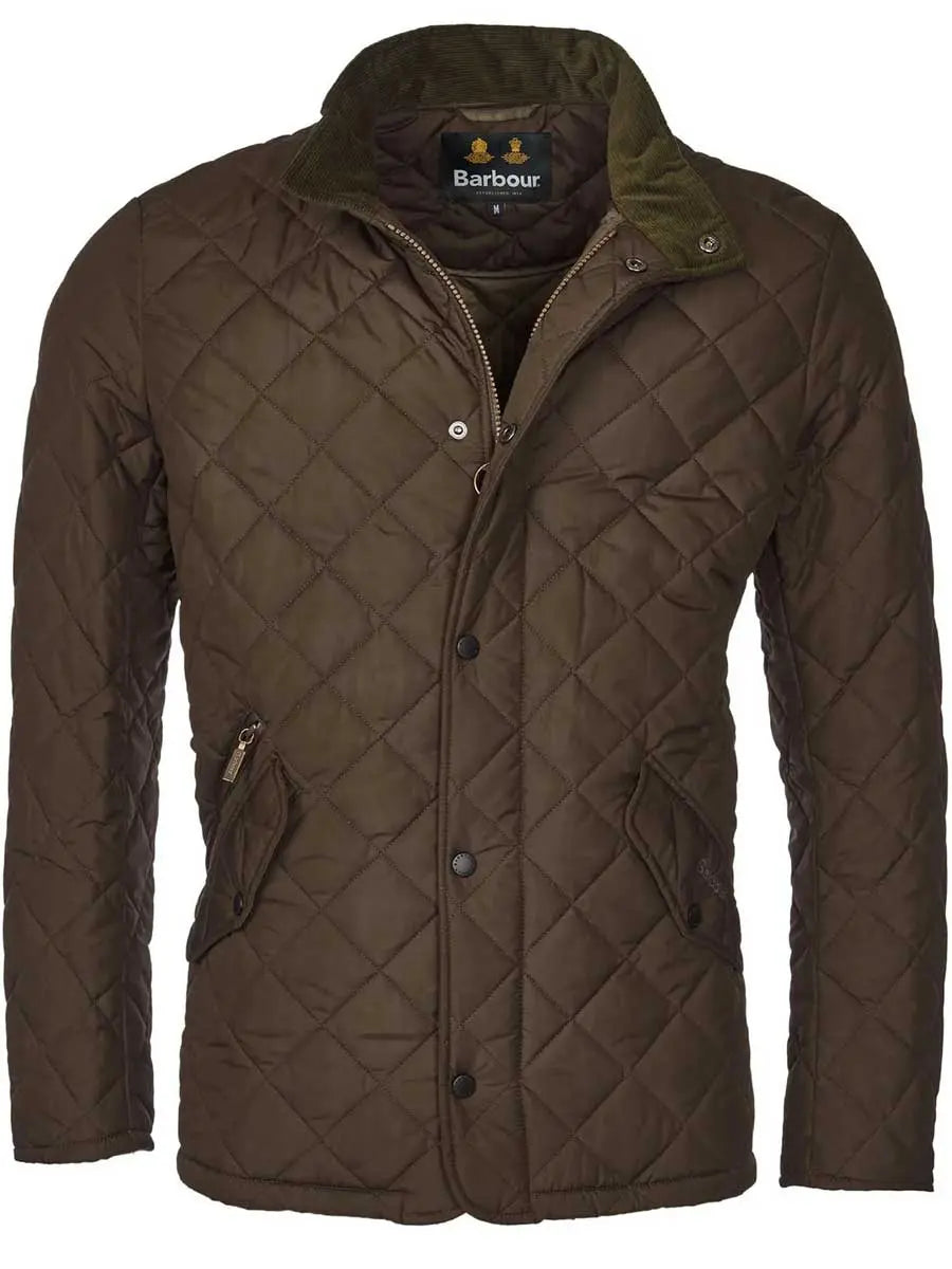 BARBOUR Chelsea Sportsquilt Jacket - Mens - Olive Barbour