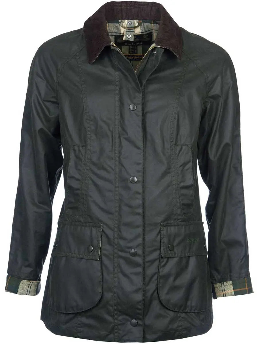 BARBOUR Wax Jacket - Ladies Beadnell - Sage