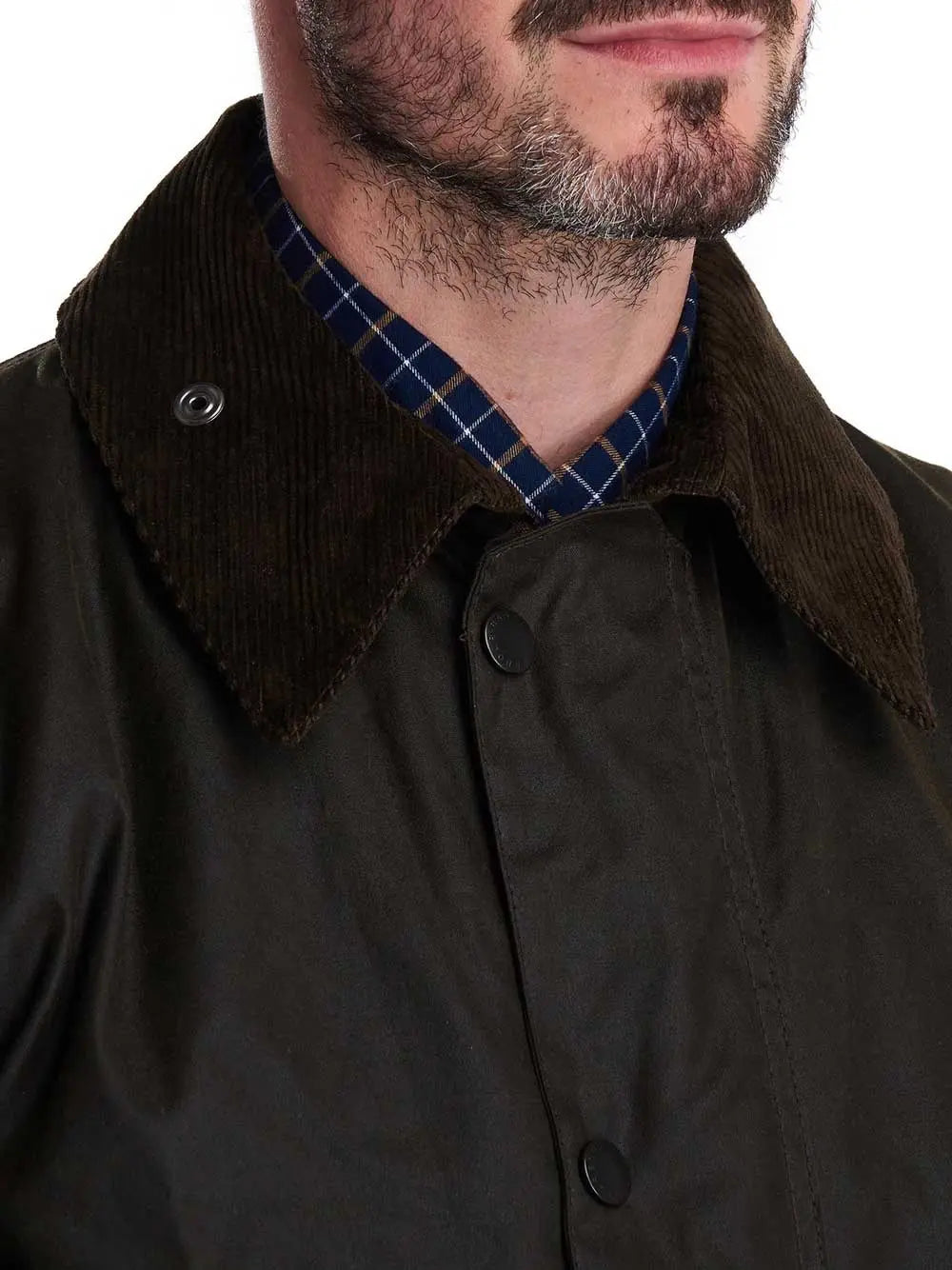 BARBOUR Wax Jacket - Mens Northumbria Classic 8oz Sylkoil - Olive