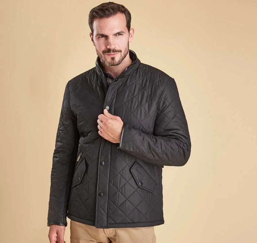 Barbour - Mens Powell Quilted Jacket with Fleece Lining