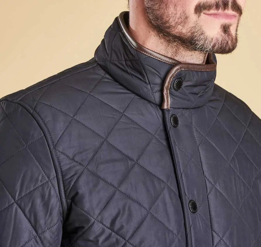 Barbour - Mens Powell Quilted Jacket with Fleece Lining