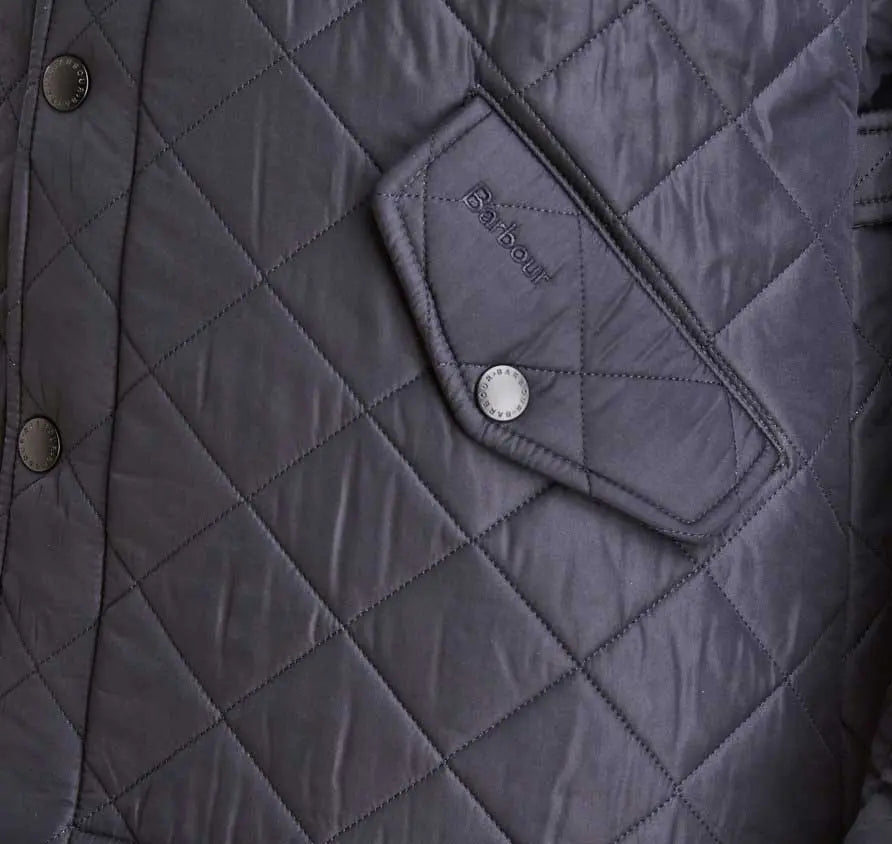 Barbour - Mens Powell Quilted Jacket with Fleece Lining