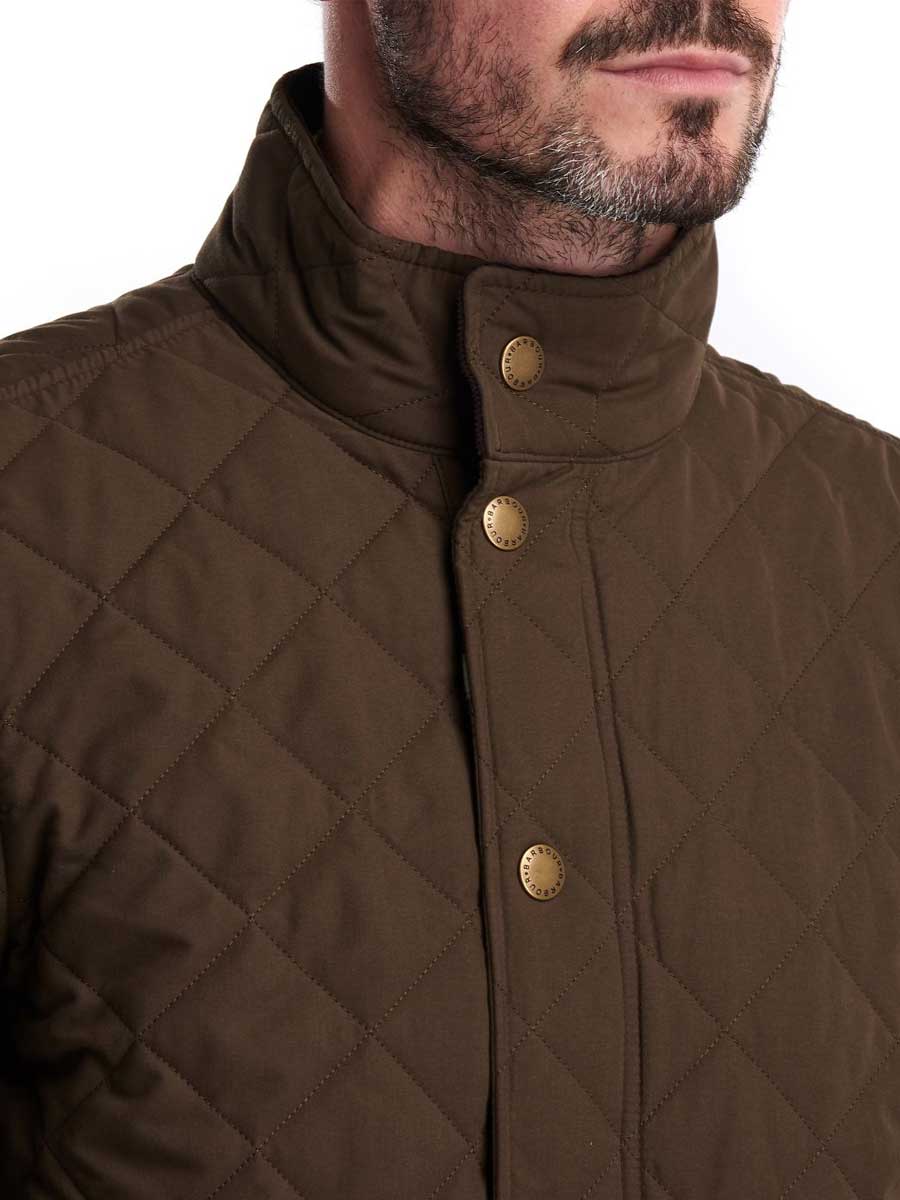 Barbour - Shoveler Quilted Jacket - Dark Olive