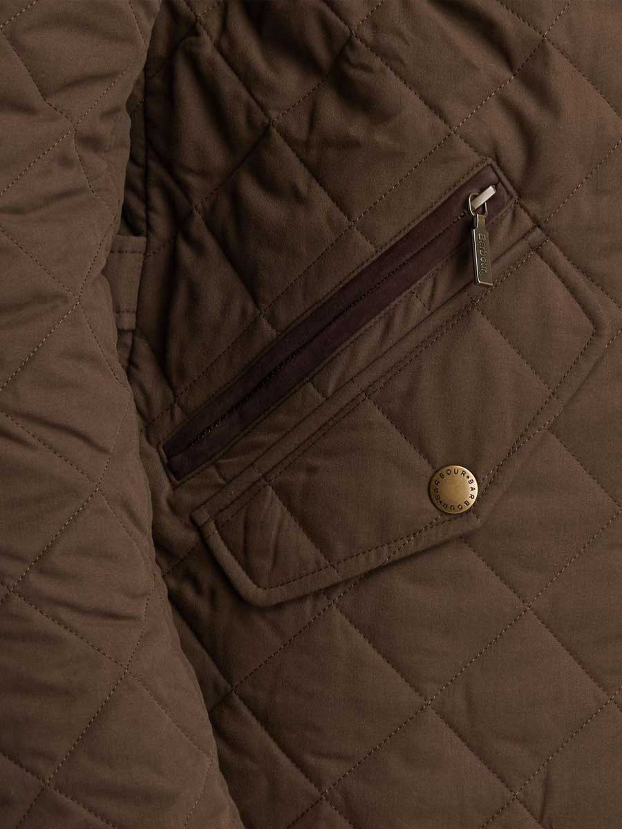 Barbour - Shoveler Quilted Jacket - Dark Olive