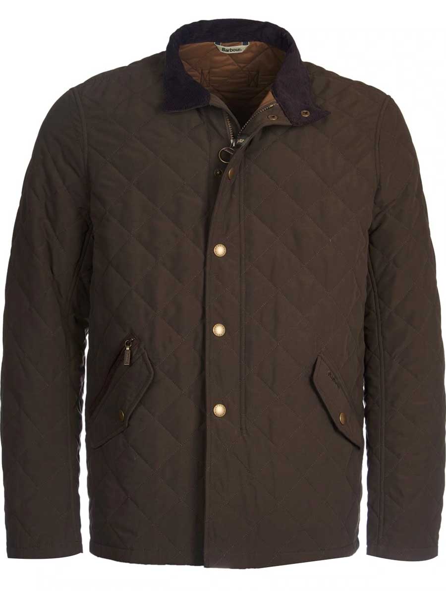 Barbour - Shoveler Quilted Jacket - Dark Olive