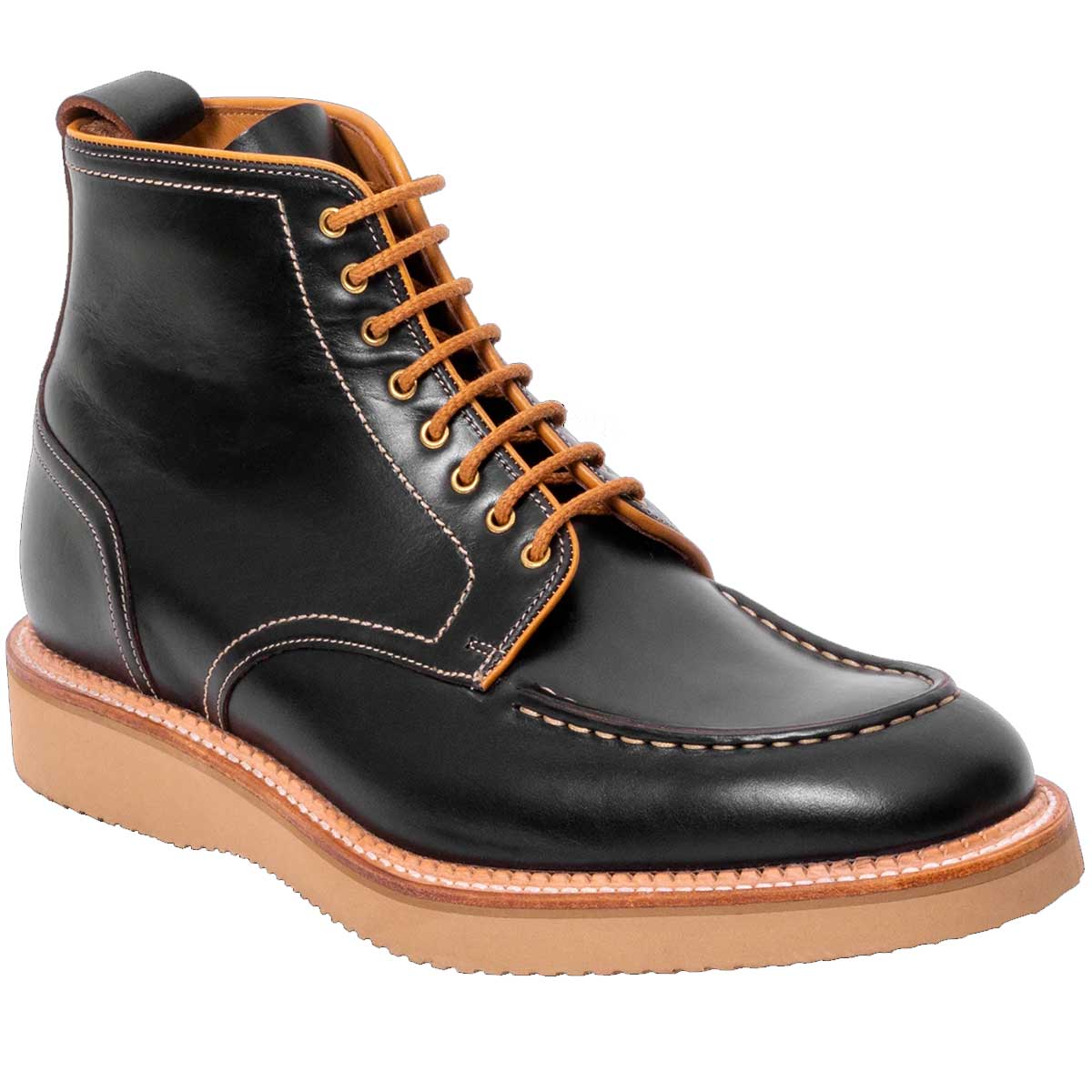 BARKER Indiana Boots - Mens - Black Waxy Calf Barker Shoes