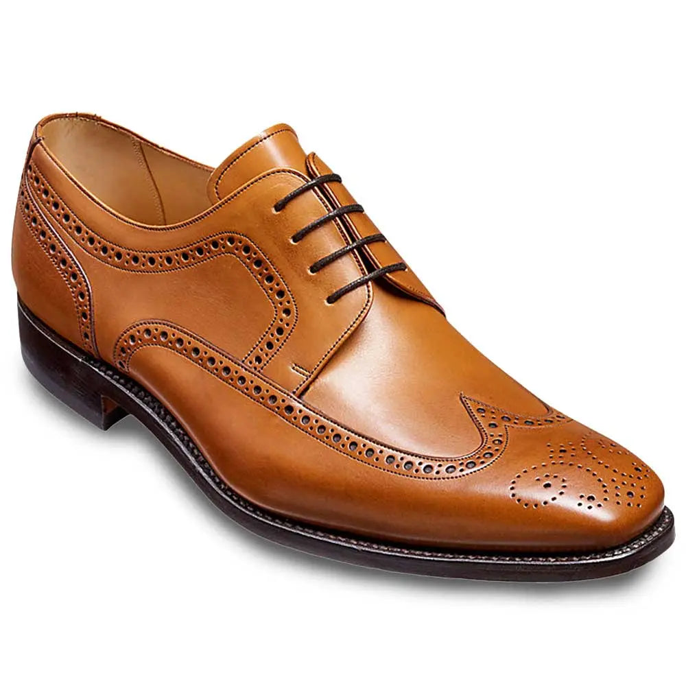 Barker Larry Derby Brogue Cedar Calf