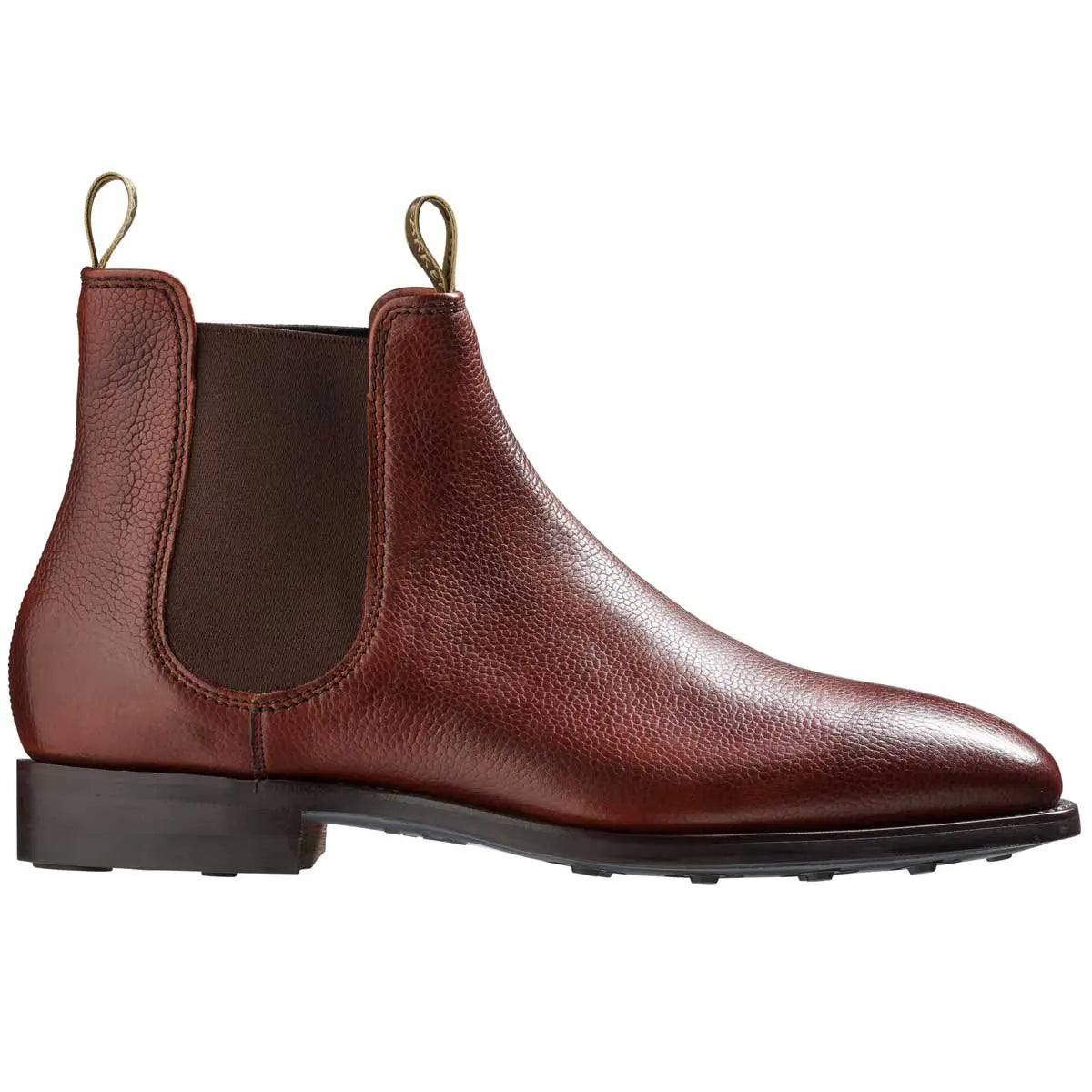 BARKER Mansfield Boots – Mens Chelsea – Cherry Grain