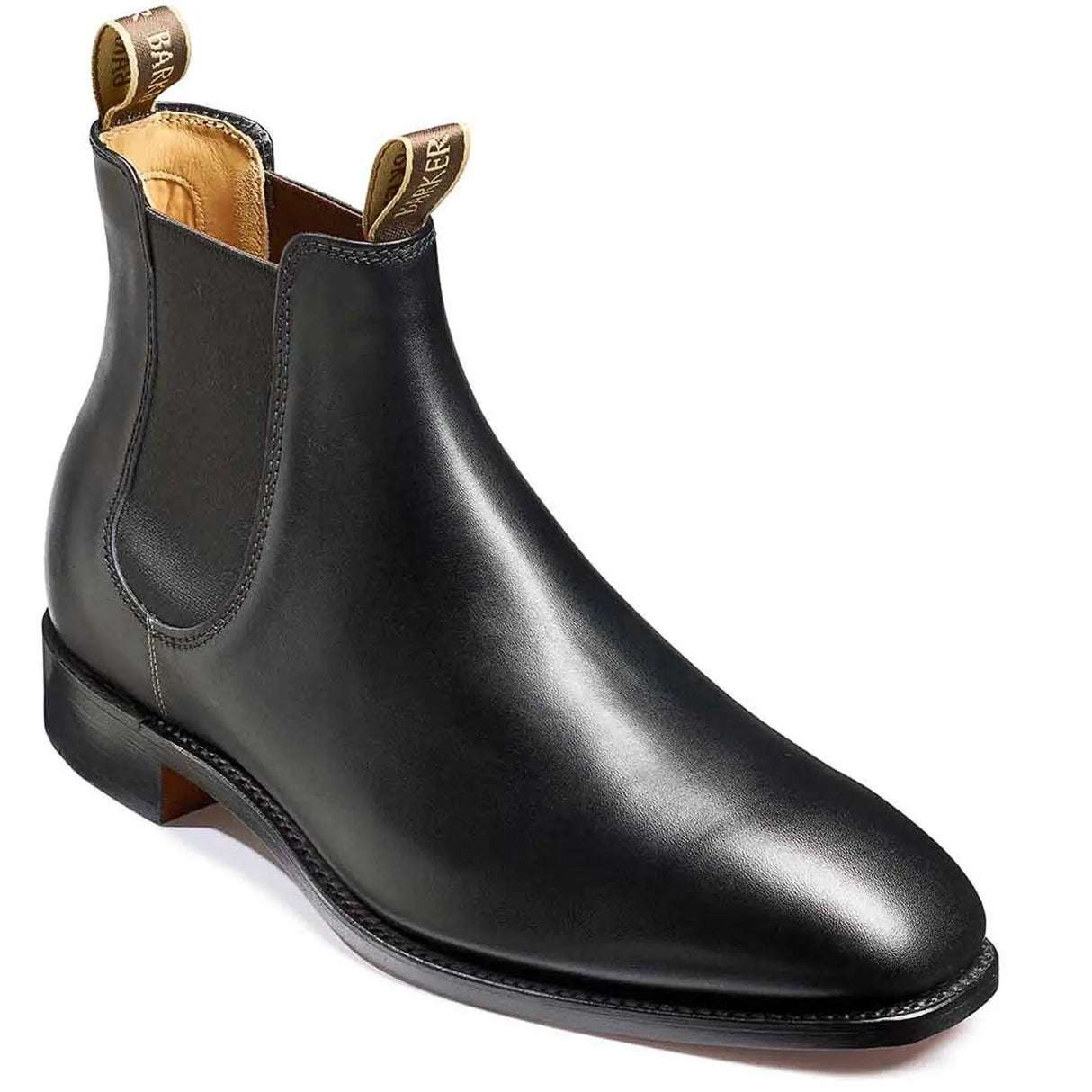 Barker Boots - Mens Mansfield Chelsea - Black Calf