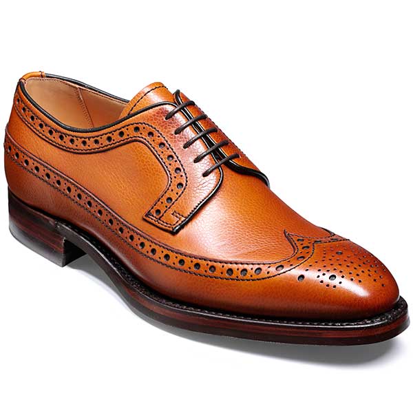 BARKER Calvay Shoes - Mens Country Brogues - Cedar Grain Barker Shoes