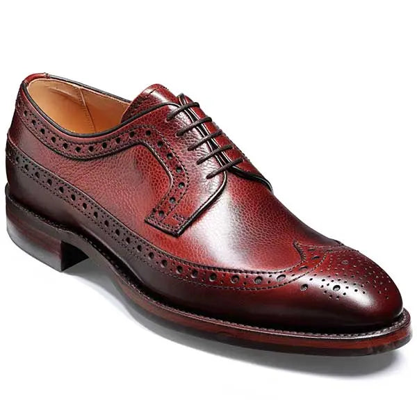 Barker Shoes - Calvay Country Brogue - Cherry Grain