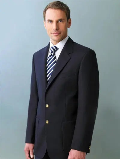 Brook Taverner Oxford Blazer - Navy Pure Wool Blazer