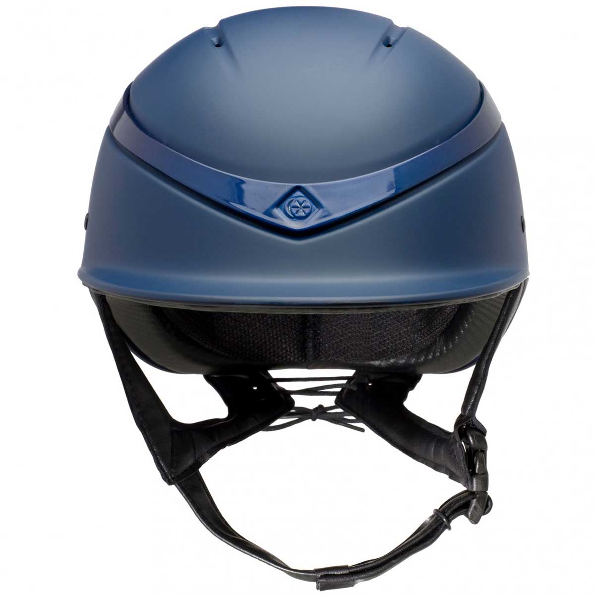 CHARLES OWEN Luna Riding Hat - Navy Matt & Navy Gloss