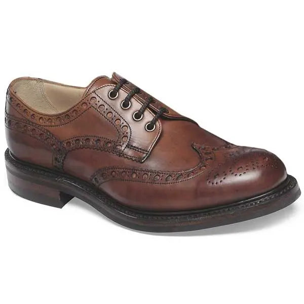 Cheaney - Avon C Wingcap Country Brogue - Dark Leaf Calf
