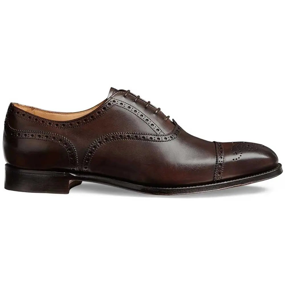 Cheaney - Islington Men's Semi Brogue - Mocha Calf