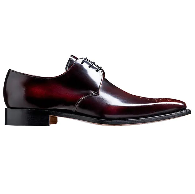 BARKER Darlington Shoes - Mens Derby Style - Brandy Hi-Shine Barker Shoes