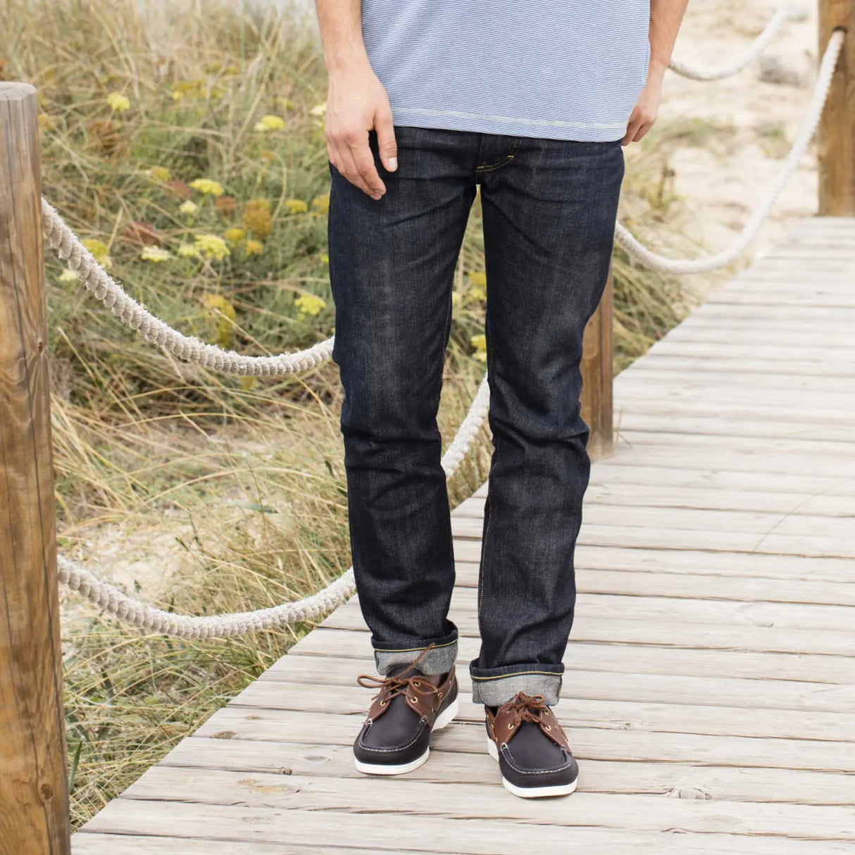 DUBARRY Men's Admirals Deck Shoes - Navy / Brown Dubarry