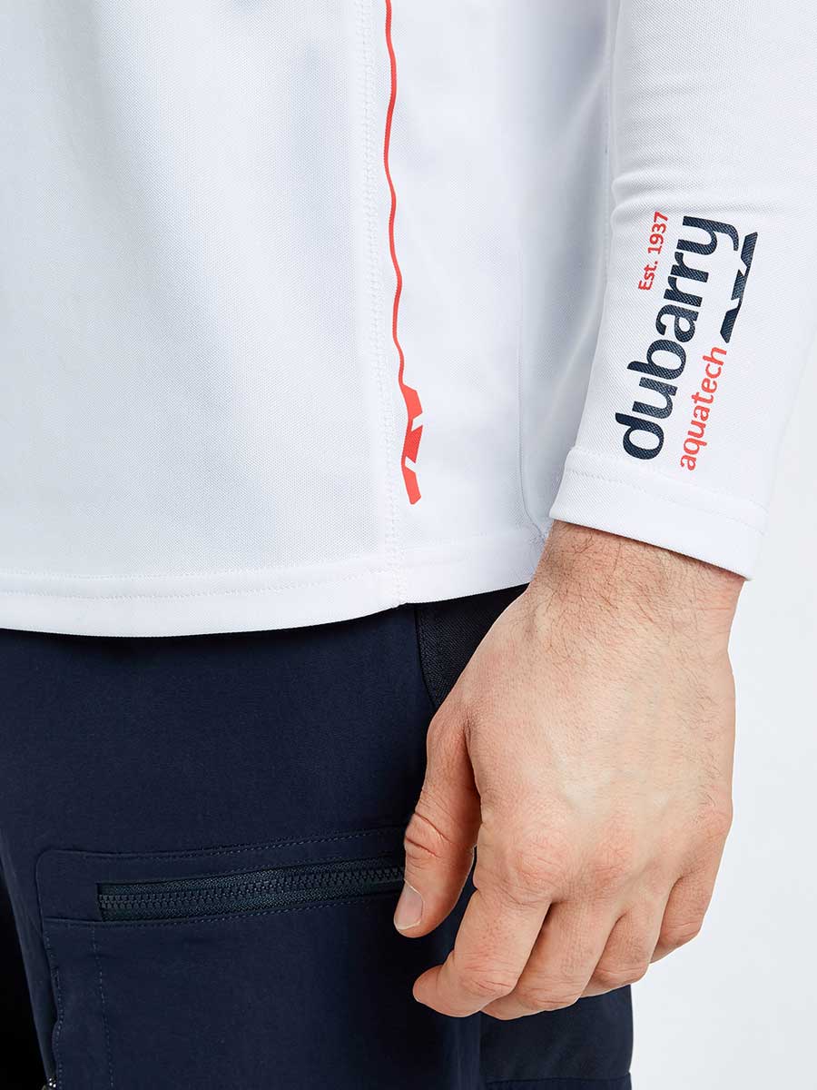 DUBARRY Ancona Unisex Long-Sleeved Technical T-Shirt - White