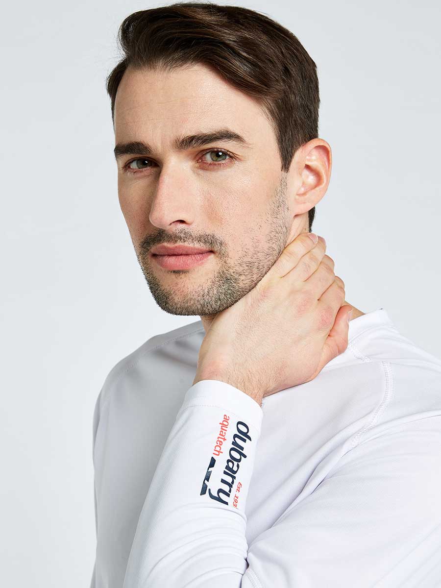 DUBARRY Ancona Unisex Long-Sleeved Technical T-Shirt - White