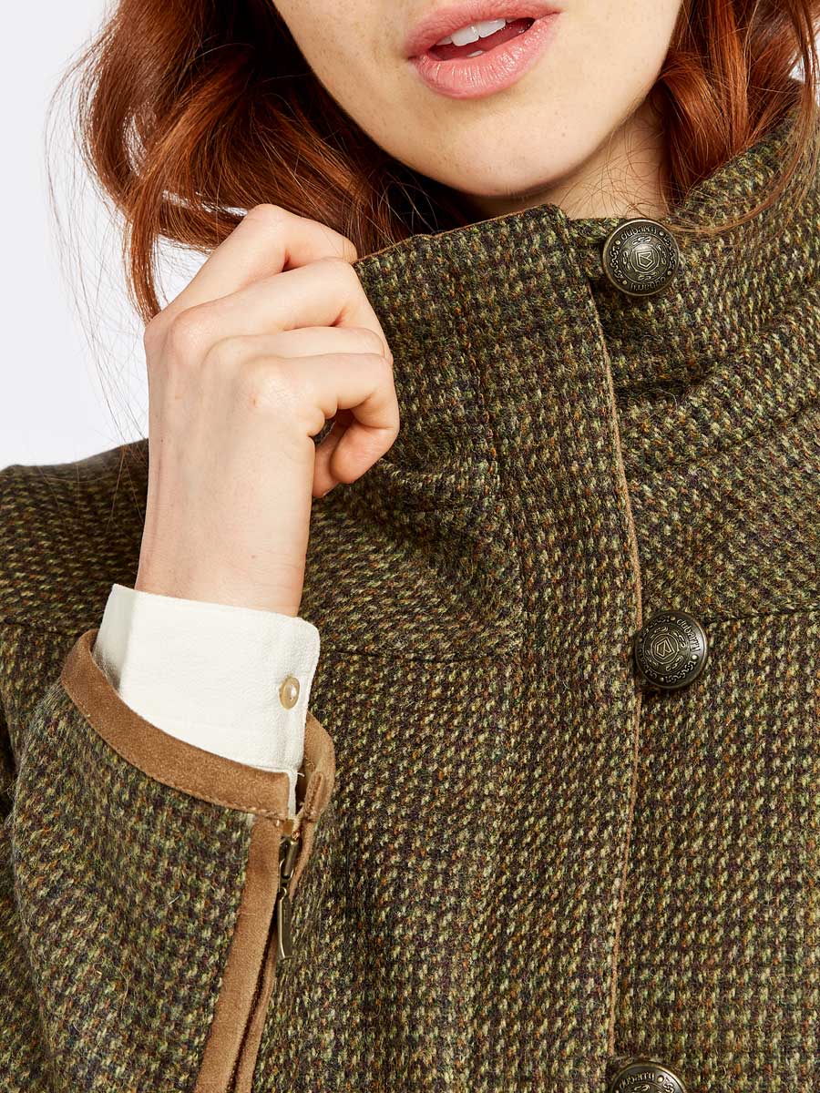 DUBARRY Bracken Ladies Tweed Jacket - Heath Dubarry