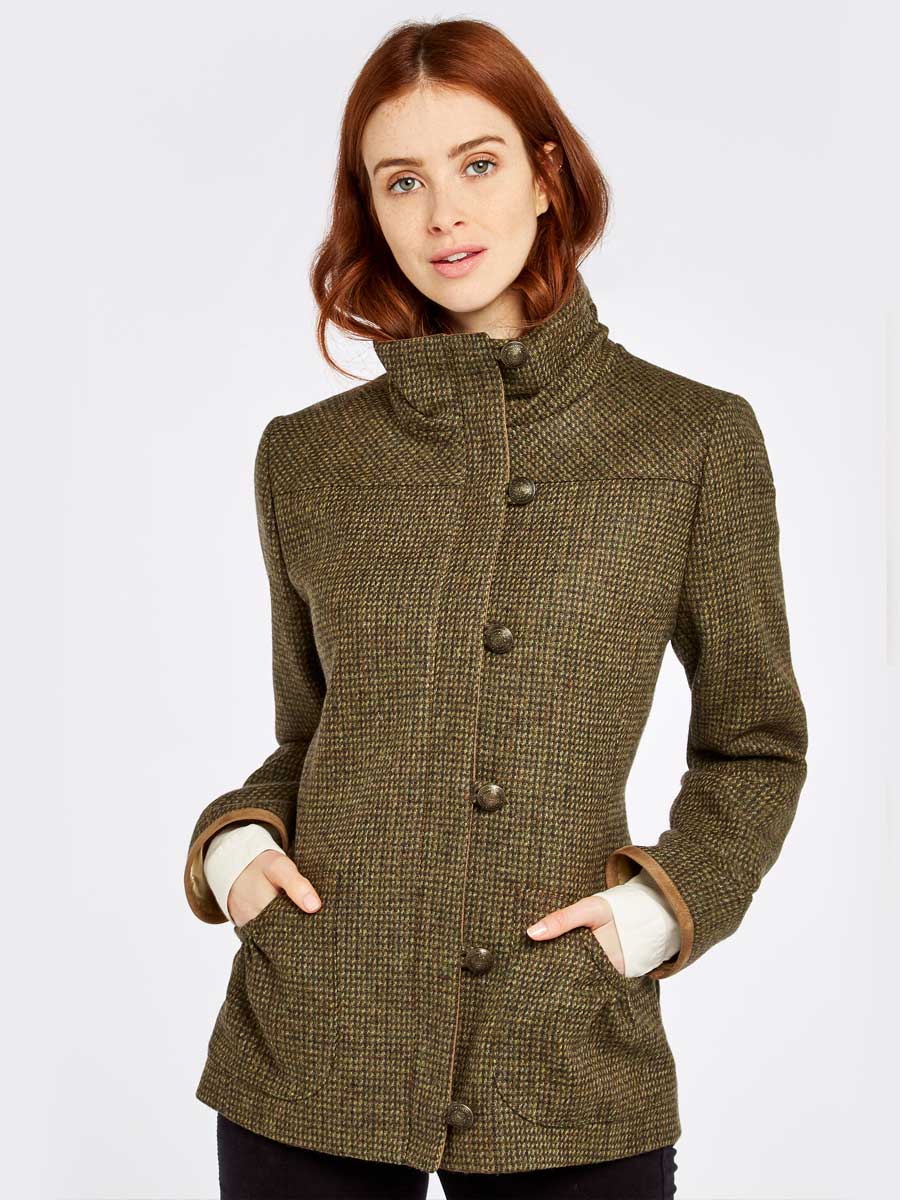 DUBARRY Bracken Ladies Tweed Jacket - Heath Dubarry
