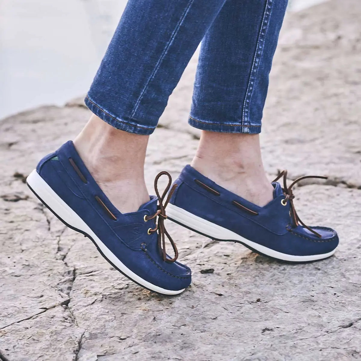 Dubarry Deck Shoes - Ladies Elba XLT - Denim