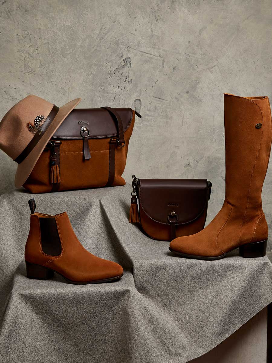 DUBARRY Downpatrick Boots - Ladies Knee High - Camel Suede