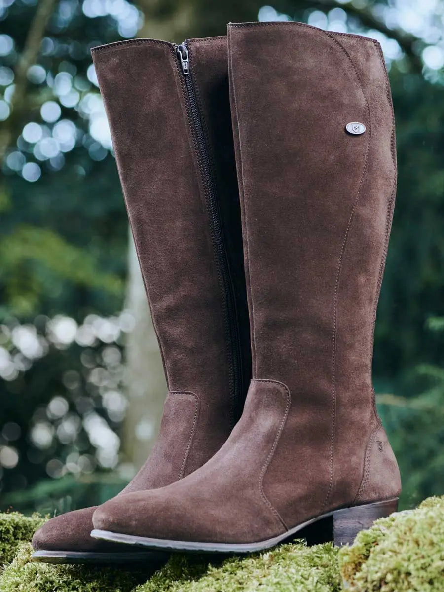 DUBARRY Downpatrick Boots - Ladies Knee High - Cigar Suede