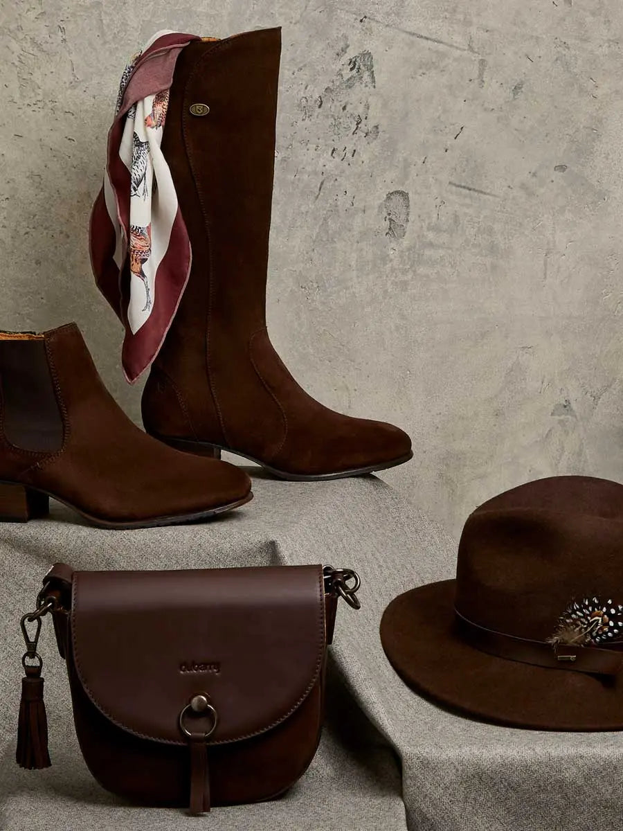 DUBARRY Downpatrick Boots - Ladies Knee High - Cigar Suede