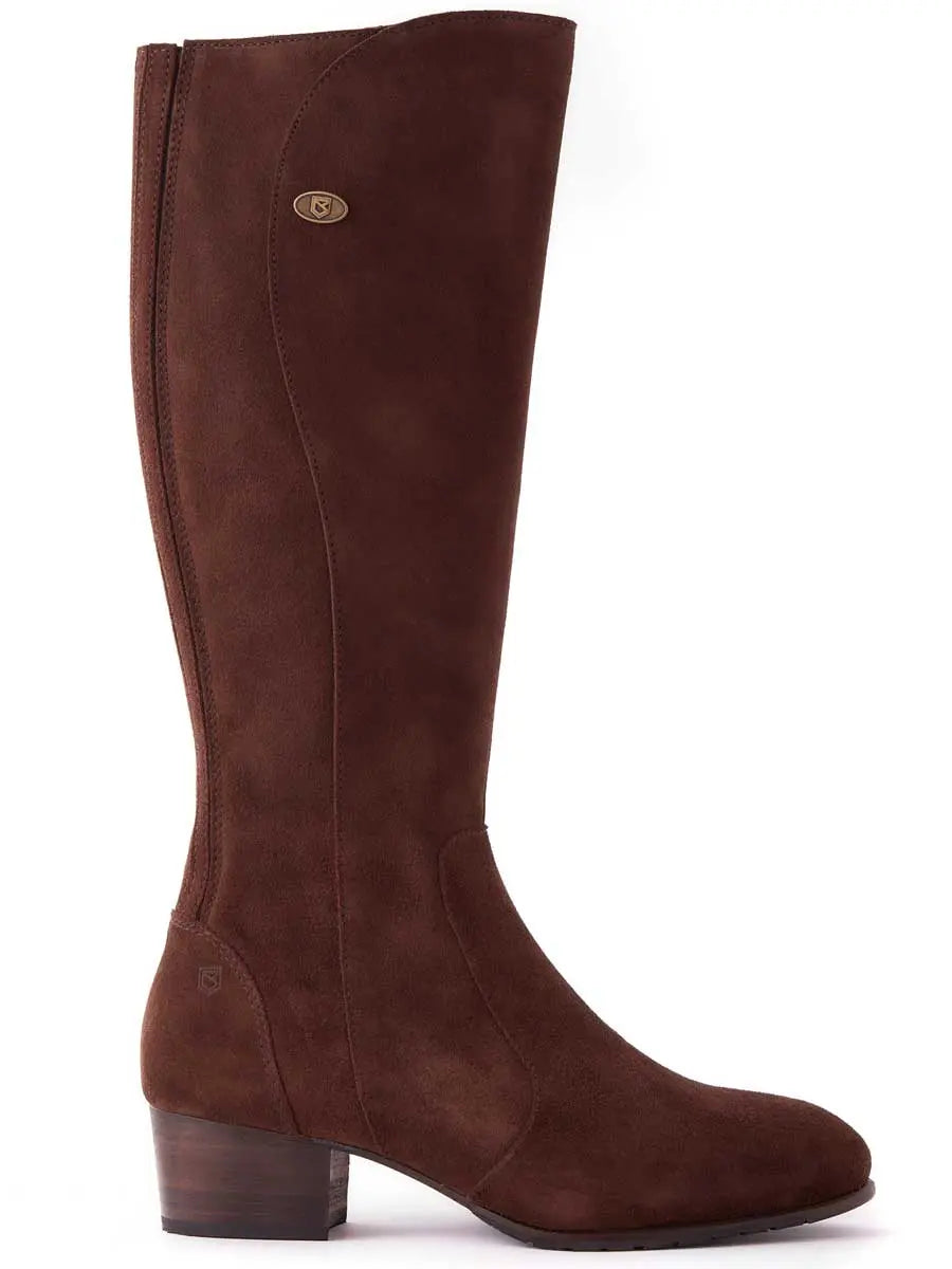 DUBARRY Downpatrick Boots - Ladies Knee High - Cigar Suede