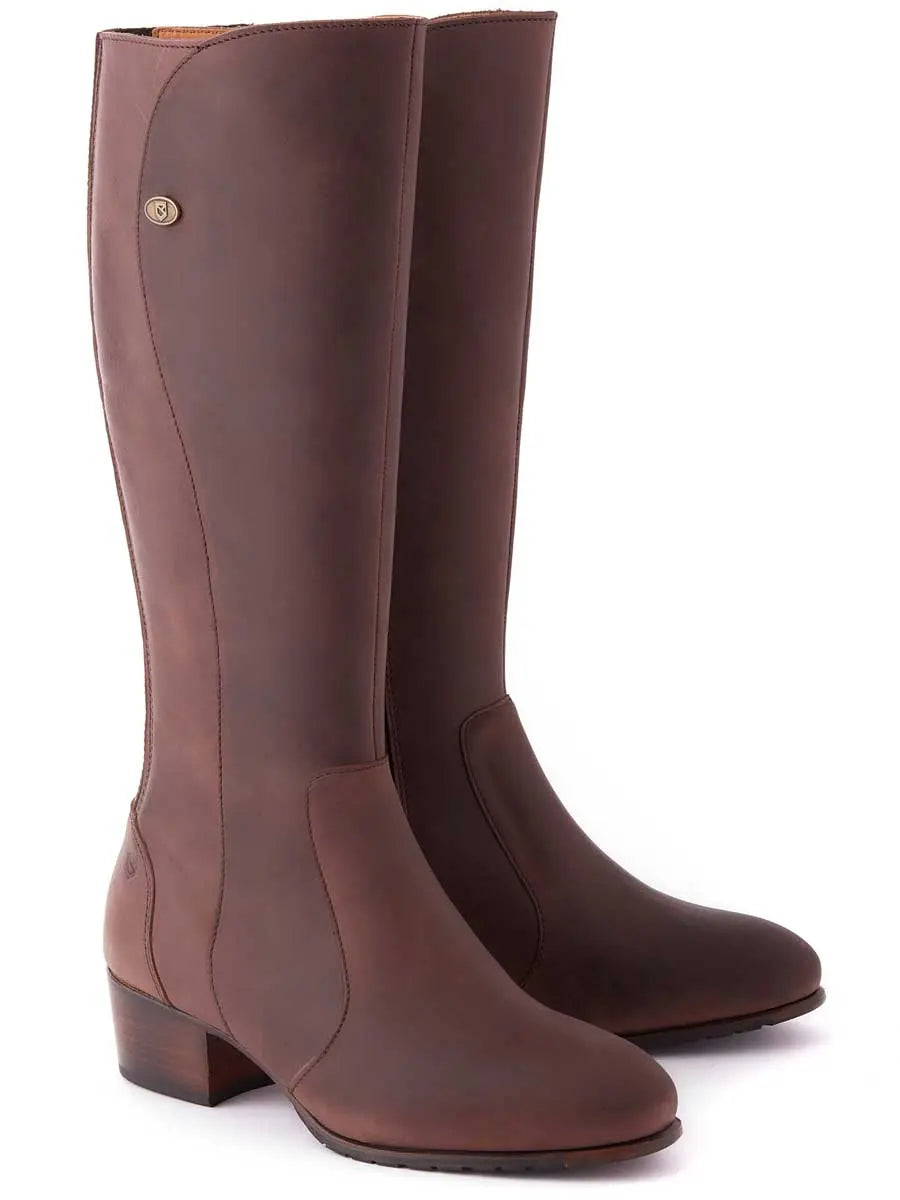 DUBARRY Downpatrick Boots - Ladies Knee High - Leather - Old Rum