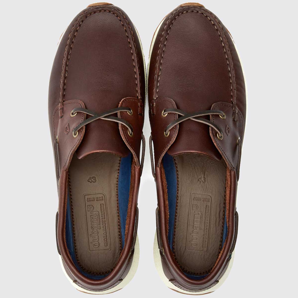 DUBARRY Dungarvan Lightweight Deck Shoes - Mahogany Dubarry