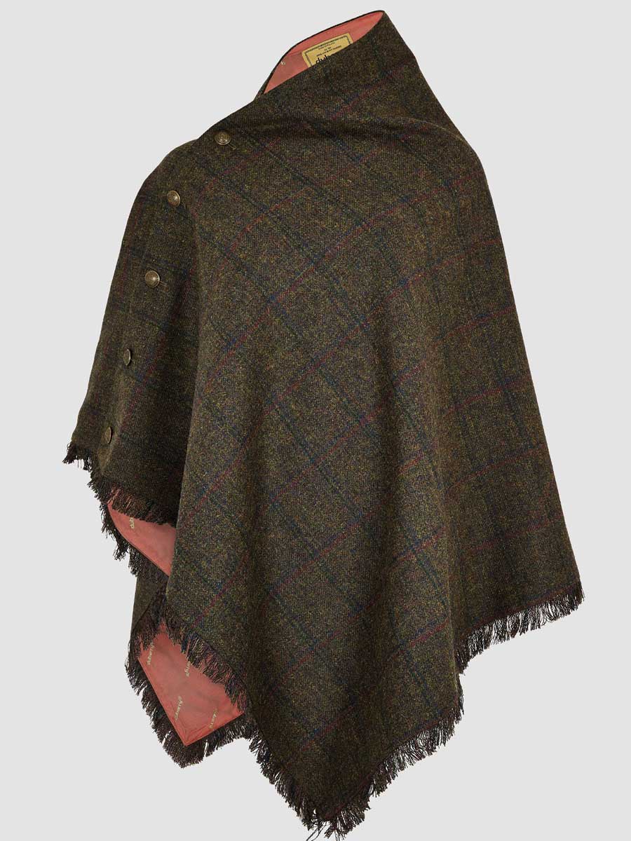 DUBARRY Hazelwood Ladies Tweed Poncho - Hemlock