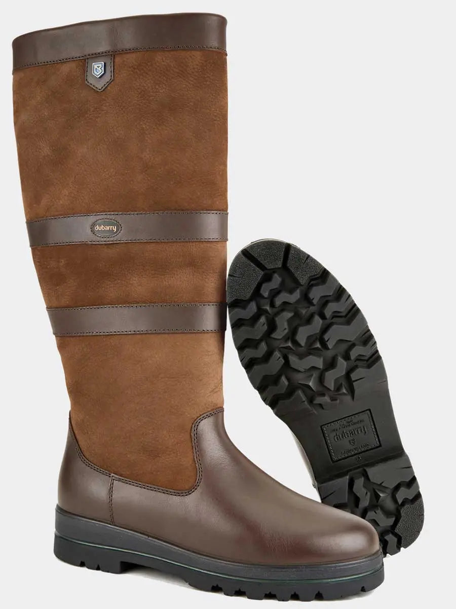 Dubarry Kilternan Fleece Lined Boots - Waterproof Gore-Tex Leather - Walnut Dubarry