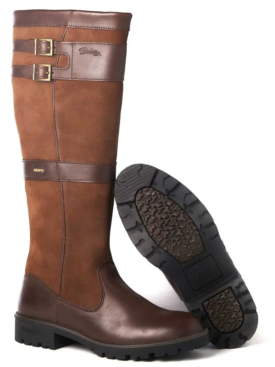DUBARRY Longford Boots - Ladies Waterproof Gore-Tex Leather - Walnut