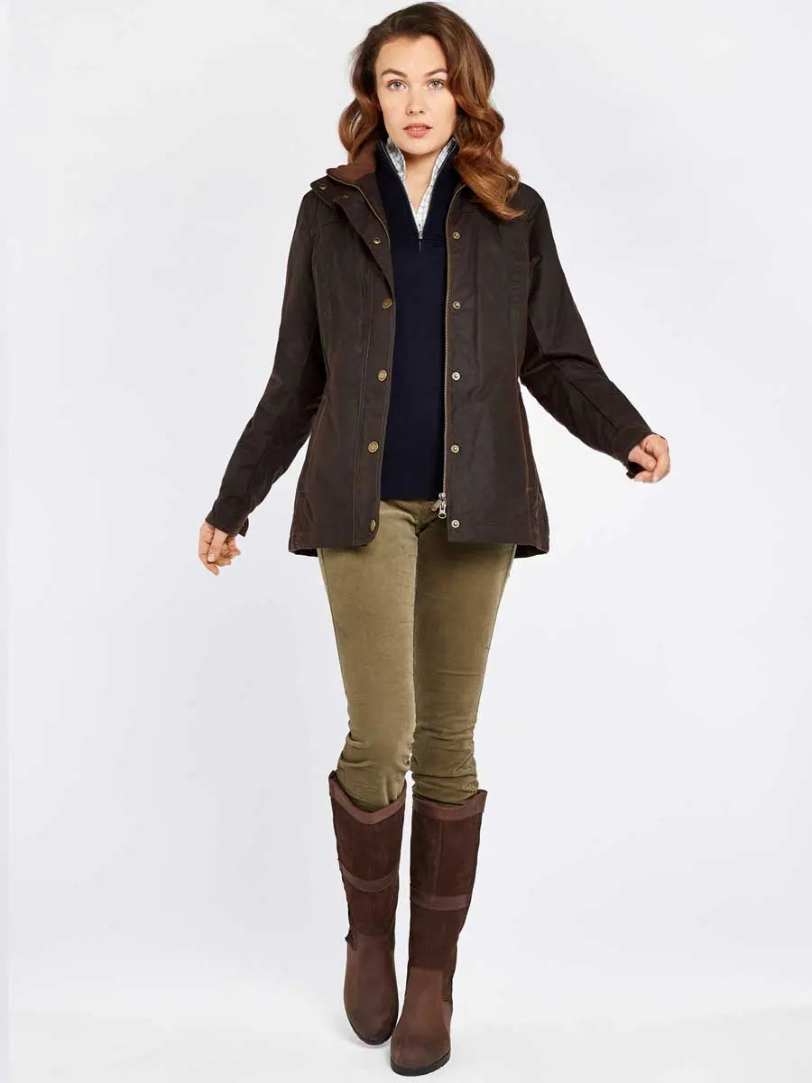 DUBARRY Ladies Mountrath Wax Jacket - Java Dubarry