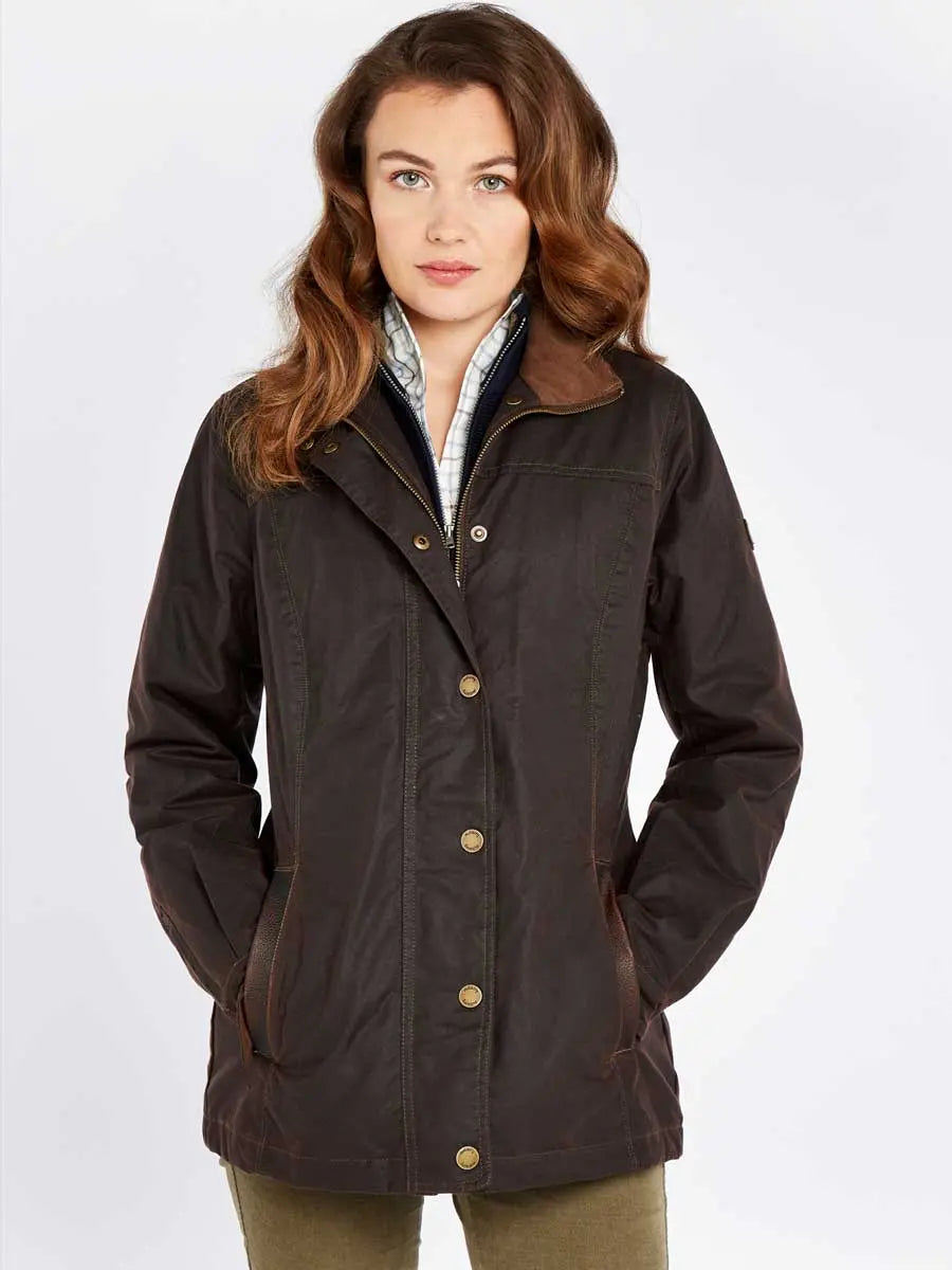 DUBARRY Ladies Mountrath Wax Jacket - Java Dubarry