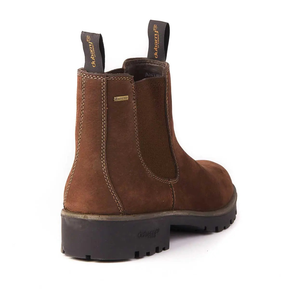 DUBARRY Antrim Chelsea Boots - Mens Gore-Tex Leather - Walnut