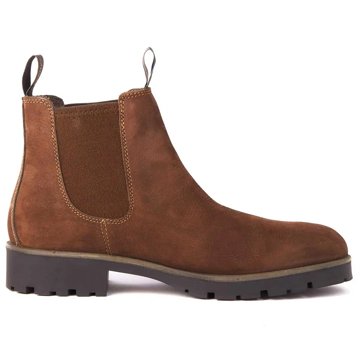 DUBARRY Antrim Chelsea Boots - Mens Gore-Tex Leather - Walnut