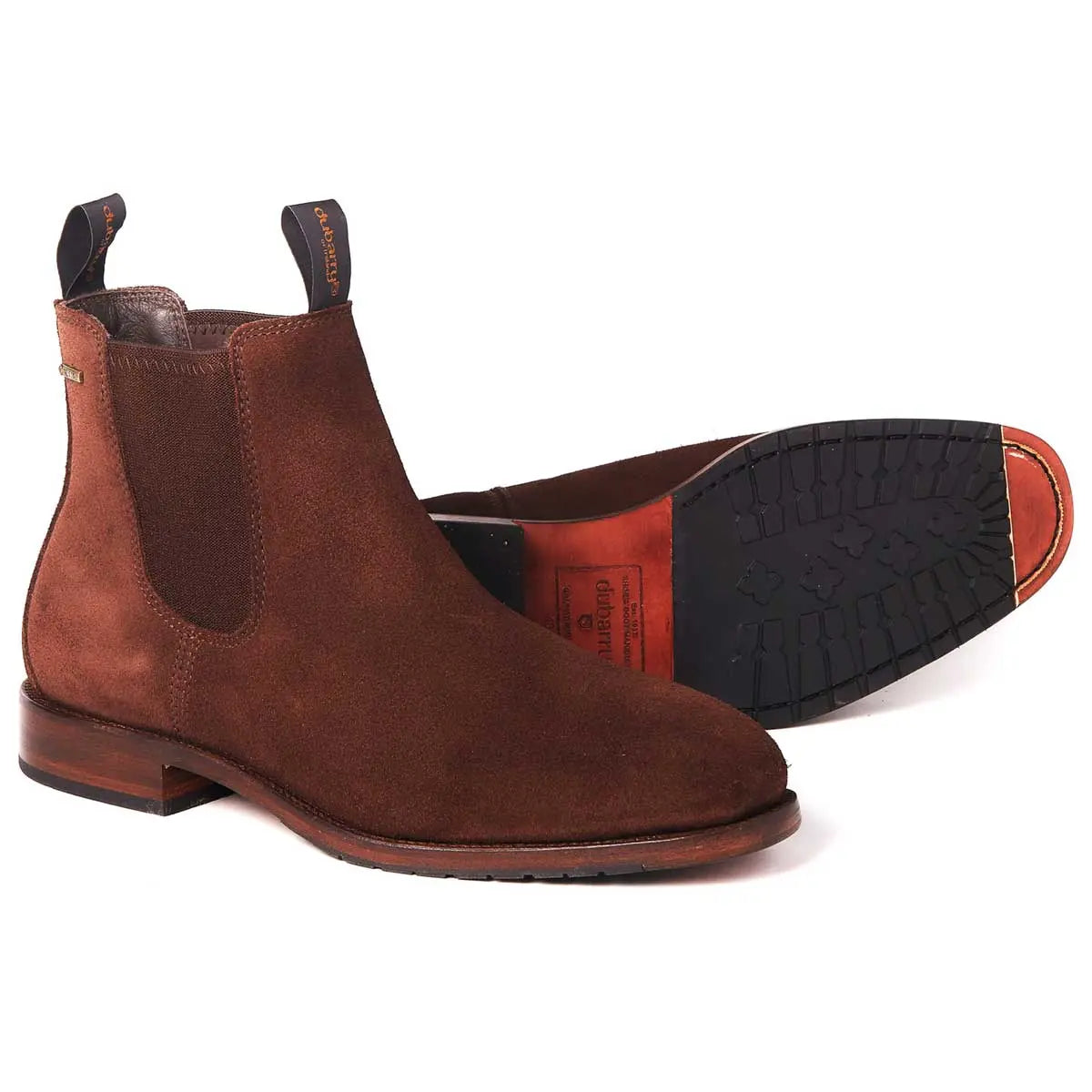 DUBARRY Kerry Chelsea Boots - Mens Gore-Tex - Cigar Suede