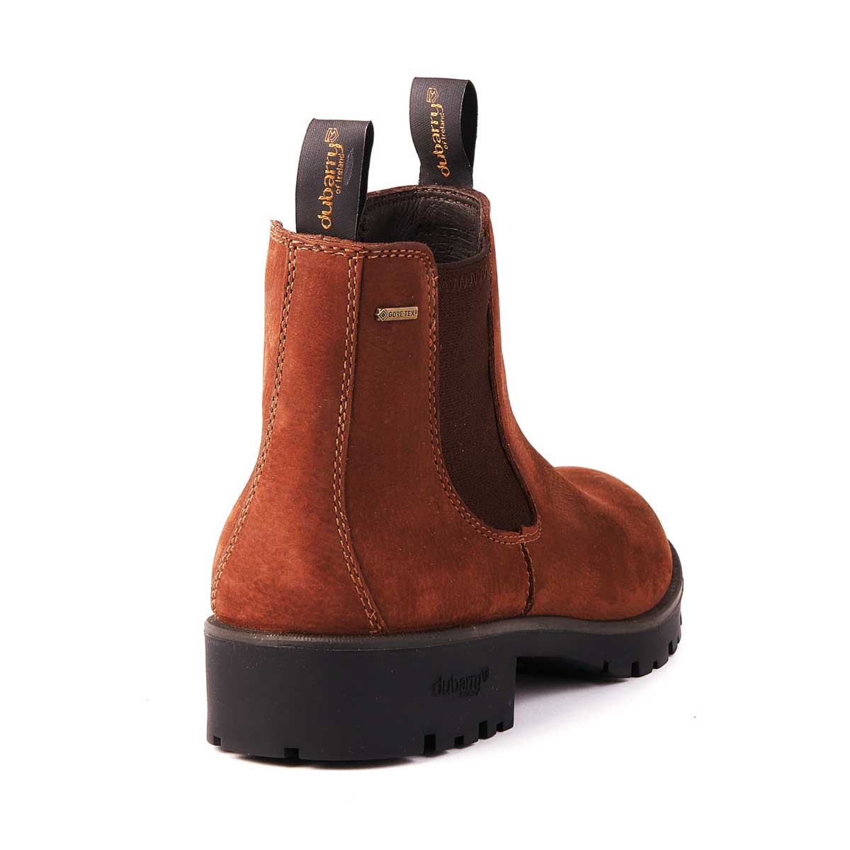 DUBARRY Kerry Chelsea Boots - Mens Gore-Tex Leather - Walnut