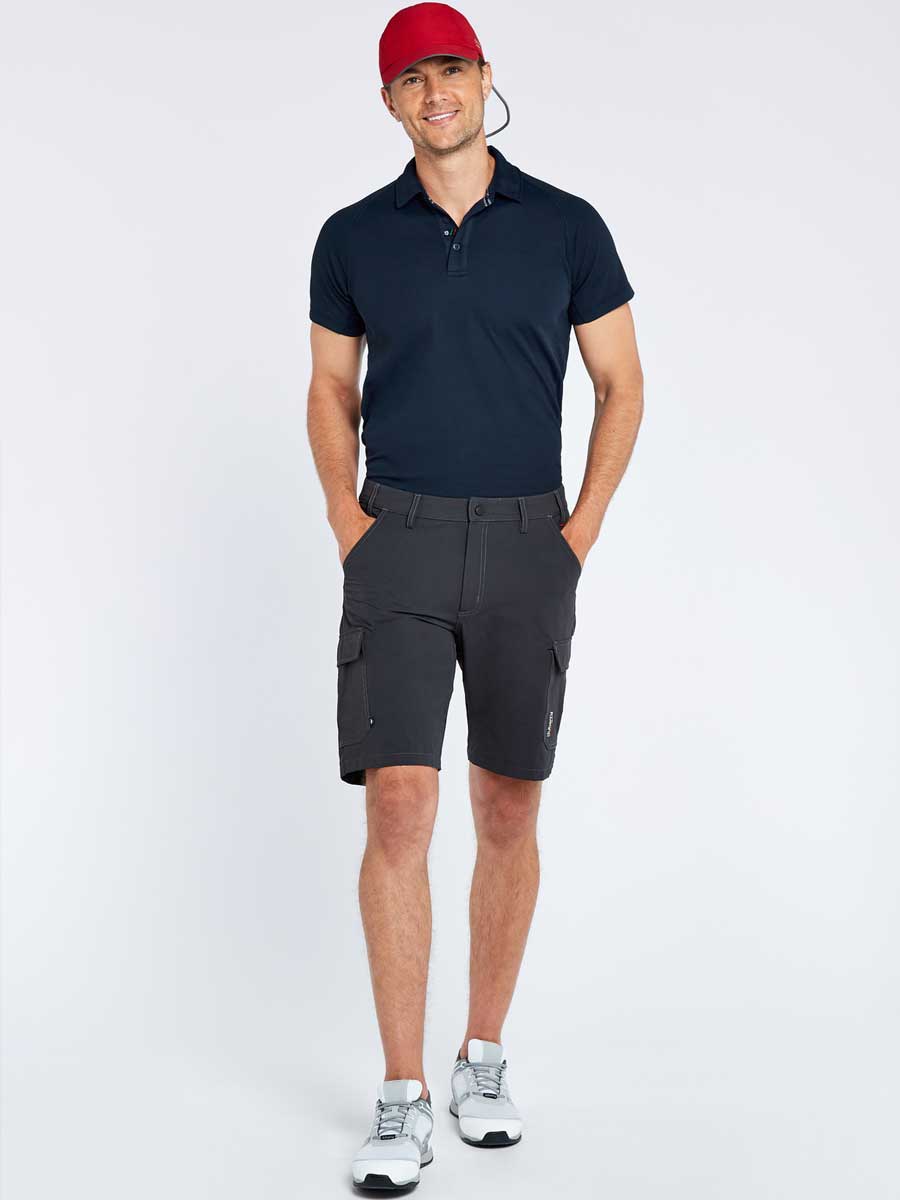 DUBARRY Menton Mens Short-Sleeve Technical Polo - Navy Dubarry