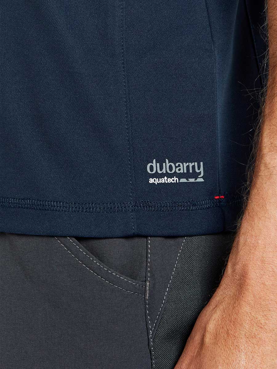 DUBARRY Menton Mens Short-Sleeve Technical Polo - Navy Dubarry
