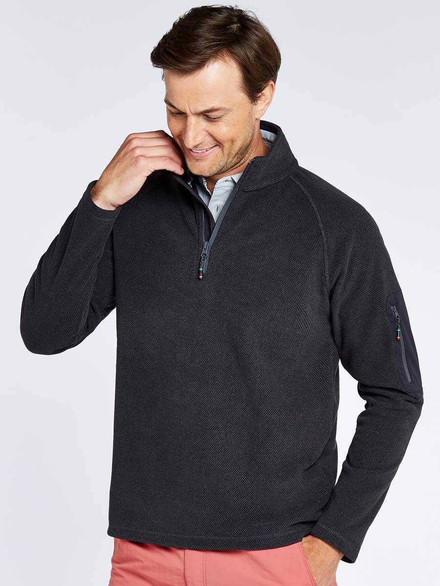 DUBARRY Monaco Unisex Quarter-Zip Technical Fleece - Graphite